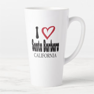 Ich liebe Santa Barbara California Souvenir Latte  Milchtasse
