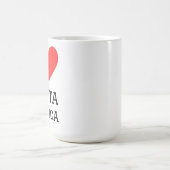 Ich liebe Santa Monica Kaffeetasse (Mittel)