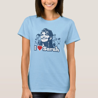 Ich liebe Sarah-Wirbel2 T-Shirt