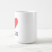 Ich liebe Satan Kaffeetasse (Mittel)