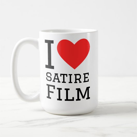 Ich liebe Satirefilm Kaffeetasse (Links)