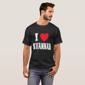 Ich liebe Savannah T-Shirt (Vorne ganz)