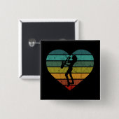 Ich Liebe Saxophon und Saxophonist Button (Vorne & Hinten)