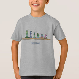 Ich Liebe Schach! Kid's T - Shirt