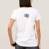 Ich Liebe Schildkröten mit zwei Schildkröten T-Shirt (Rückseite)