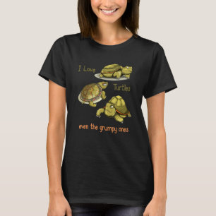 Ich Liebe Schildkröten sogar die Grumpen T-Shirt