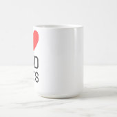 Ich liebe schlechte Kinder Kaffeetasse (Mittel)