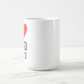 Ich liebe schlechte Männer Kaffeetasse (Mittel)