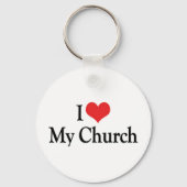 Ich Liebe Schlüsselanhänger meiner Kirche (Vorderseite)