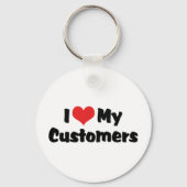 Ich Liebe Schlüsselanhänger meiner Kunden (Vorderseite)