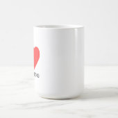 Ich liebe Schnorcheln Kaffeetasse (Mittel)