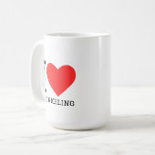 Ich liebe Schnorcheln Kaffeetasse (Vorderseite Links)