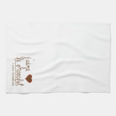 Ich Liebe Schokolade, auf Französisch! Geschirrtuch (Horizontal)