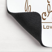 Ich Liebe Schokolade, auf Französisch! Mousepad (Ecke)