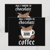 Ich Liebe Schokolade und Kaffee (Vorne/Hinten)