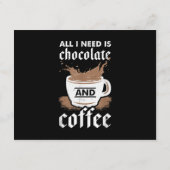 Ich Liebe Schokolade und Kaffee Begleitkarte (Rückseite)
