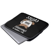 Ich Liebe Schokolade und Kaffee Laptopschutzhülle (Vorne Knopf)