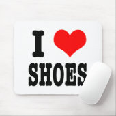 ICH LIEBE Schuhe Mousepad (Mit Mouse)