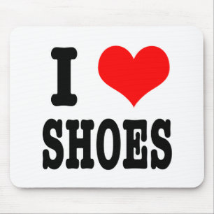 ICH LIEBE Schuhe Mousepad