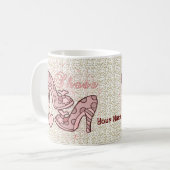 Ich liebe Schuhe Tasse (Vorderseite Links)
