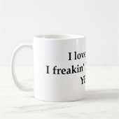 Ich Liebe Schule. Liebe, Mann, JA! Kaffeetasse (Links)