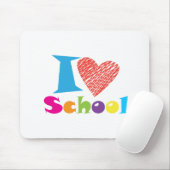 Ich Liebe Schule. Zurück zur Schule. Cartoon Absch Mousepad (Mit Mouse)