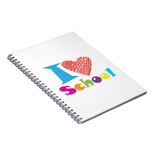 Ich Liebe Schule. Zurück zur Schule. Cartoon Absch Notizblock (Rechte Seite)
