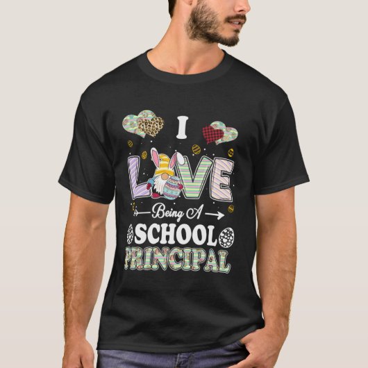 Ich Liebe Schulleiter Osterlehrer T-Shirt (Vorderseite)