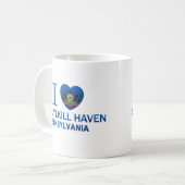 Ich liebe Schuylkill Haven, PA Kaffeetasse (Vorderseite Links)