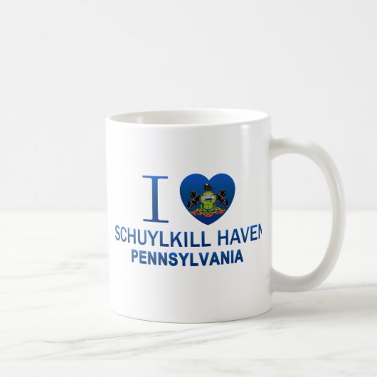 Ich liebe Schuylkill Haven, PA Kaffeetasse (Rechts)
