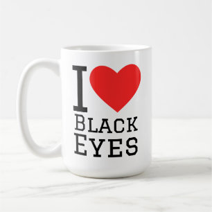 Ich liebe schwarze Augen Kaffeetasse