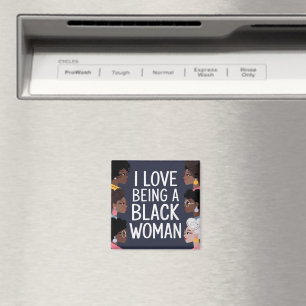 Ich Liebe schwarze Frau zu sein ist ein wunderbare Magnet