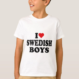 Ich liebe schwedische Jungen Ich liebe schwedische T-Shirt