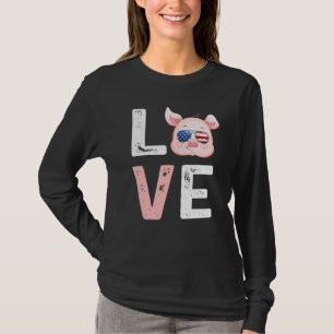 Ich liebe Schweine   Schwein   Bauer Niedlich Patr T-Shirt