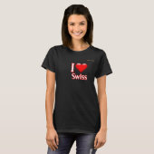 Ich liebe Schweizer T-Shirt (Vorne ganz)