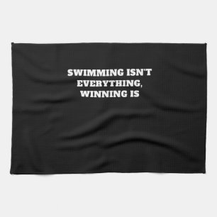 Ich Liebe, schwimmen Art Design Kostenvoranschlag Geschirrtuch