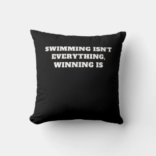 Ich Liebe, schwimmen Art Design Kostenvoranschlag Kissen