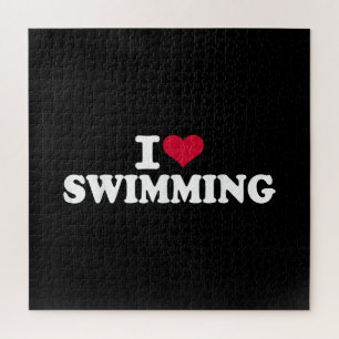 Ich liebe Schwimmen Puzzle