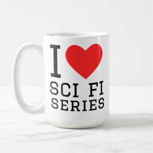 Ich liebe Sci-Fi-Serien Kaffeetasse