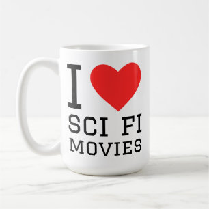 Ich liebe Science-Fiction-Filme Kaffeetasse