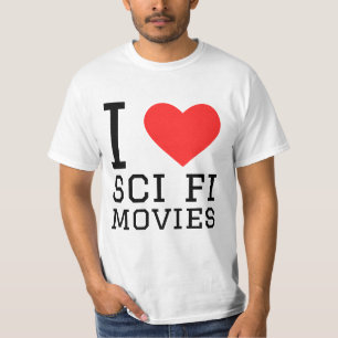 Ich Liebe Science-Fiction-Filme T-Shirt