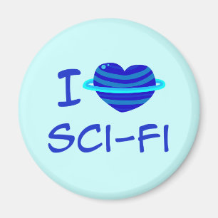 Ich liebe Science-Fiction Magnet