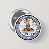 Ich liebe Scrapbooking Button (Vorne & Hinten)