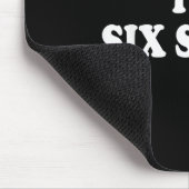 Ich liebe sechs sieben Ich Herz 67 Lustiges Meme Mousepad (Ecke)