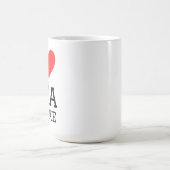 Ich liebe Seeschlange Kaffeetasse (Mittel)