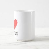 Ich liebe Segeln Kaffeetasse (Mittel)
