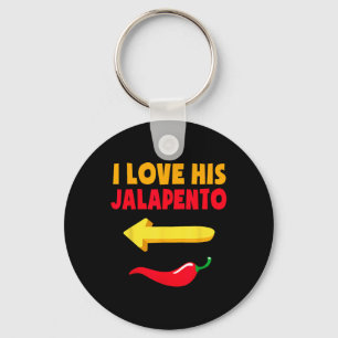 Ich Liebe sein Jalapeno Matching Couple Cinco De M Schlüsselanhänger