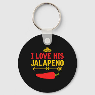 Ich Liebe sein Jalapeno Matching Couple Cinco De M Schlüsselanhänger