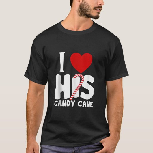 Ich Liebe seine Candy Cane, ich mag ihre Laken pas T-Shirt (Vorderseite)