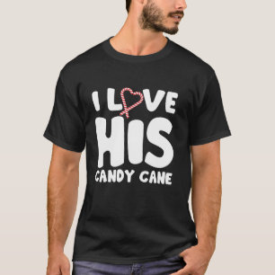 Ich Liebe seine Candy Cane, ich mag ihre Laken pas T-Shirt